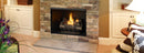 Monessen Exacta 36-inch clean-face vent-free firebox with stone surround
