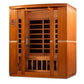 Golden Designs Dynamic Bellagio 3-person Low EMF Under 8MG FAR Infrared Sauna Canadian Hemlock - DYN-6306-02
