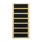 Golden Designs Dynamic Bellagio 3-person Low EMF Under 8MG FAR Infrared Sauna Canadian Hemlock - DYN-6306-02