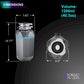 FORNO Acqua BrightDiamond 3/4HP Super Quiet Garbage Disposal Corded with Motion Sensor Cabinet Light & Pre-Wired Air Switch - MyBBQDirect