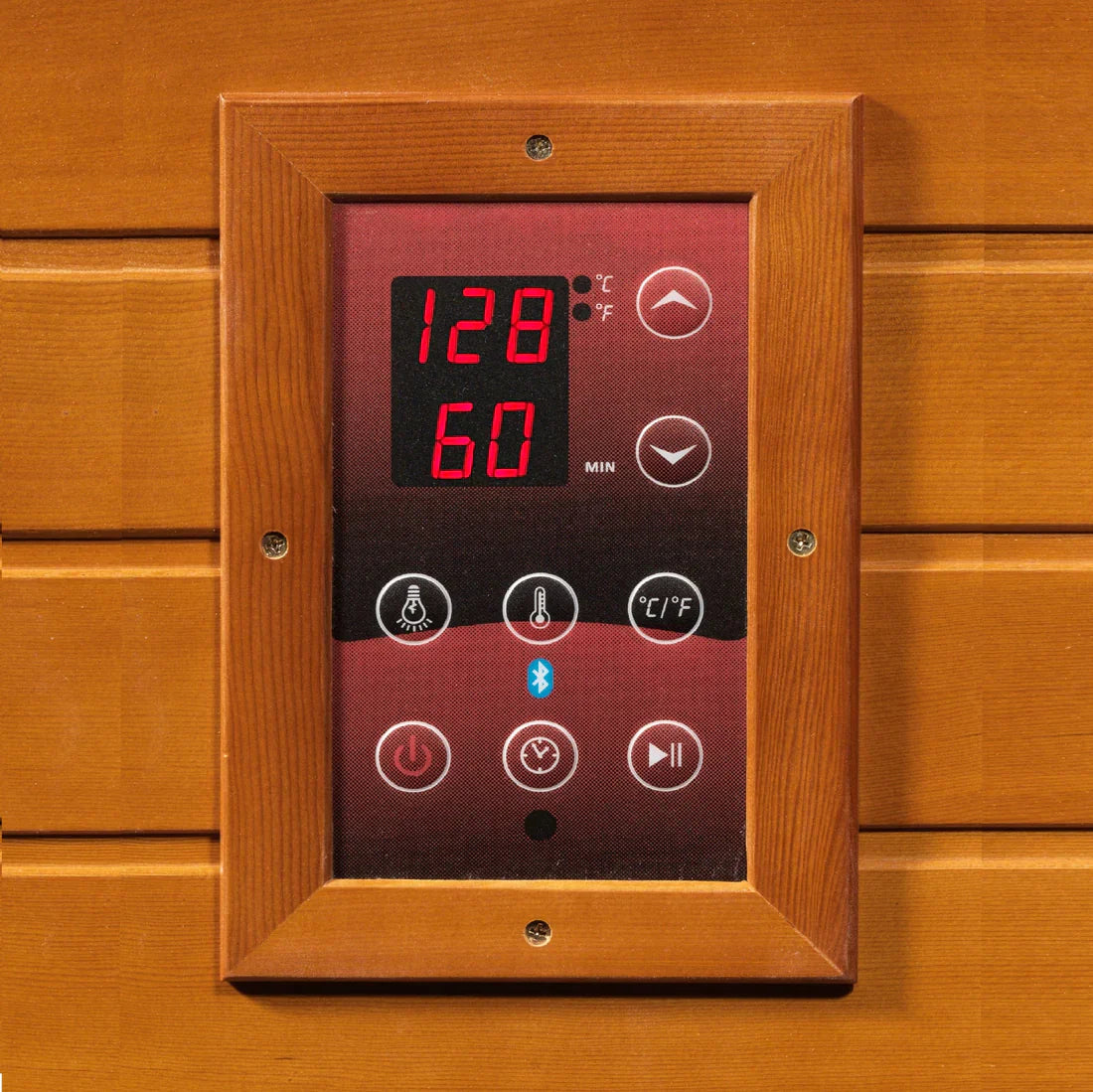 Golden Designs Dynamic Heming Elite 2-person Corner Ultra Low EMF Under 3MG FAR Infrared Sauna Canadian Hemlock - DYN-6225-02 Elite