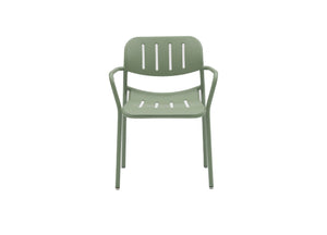 Whiteline Mod Sunset Dining Armchair — DAC2097-LGRN/ALM
