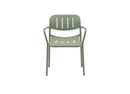 Whiteline Mod Sunset Dining Armchair — DAC2097-LGRN/ALM