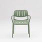 Whiteline Mod Sunset Dining Armchair — DAC2097-LGRN/ALM