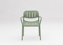 Whiteline Mod Sunset Dining Armchair — DAC2097-LGRN/ALM