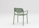 Whiteline Mod Sunset Dining Armchair — DAC2097-LGRN/ALM