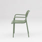 Whiteline Mod Sunset Dining Armchair — DAC2097-LGRN/ALM