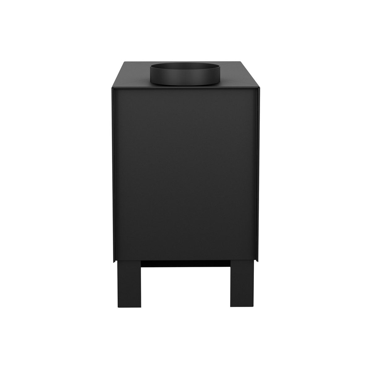 Drolet Hunter recreational stove DB00400 back view