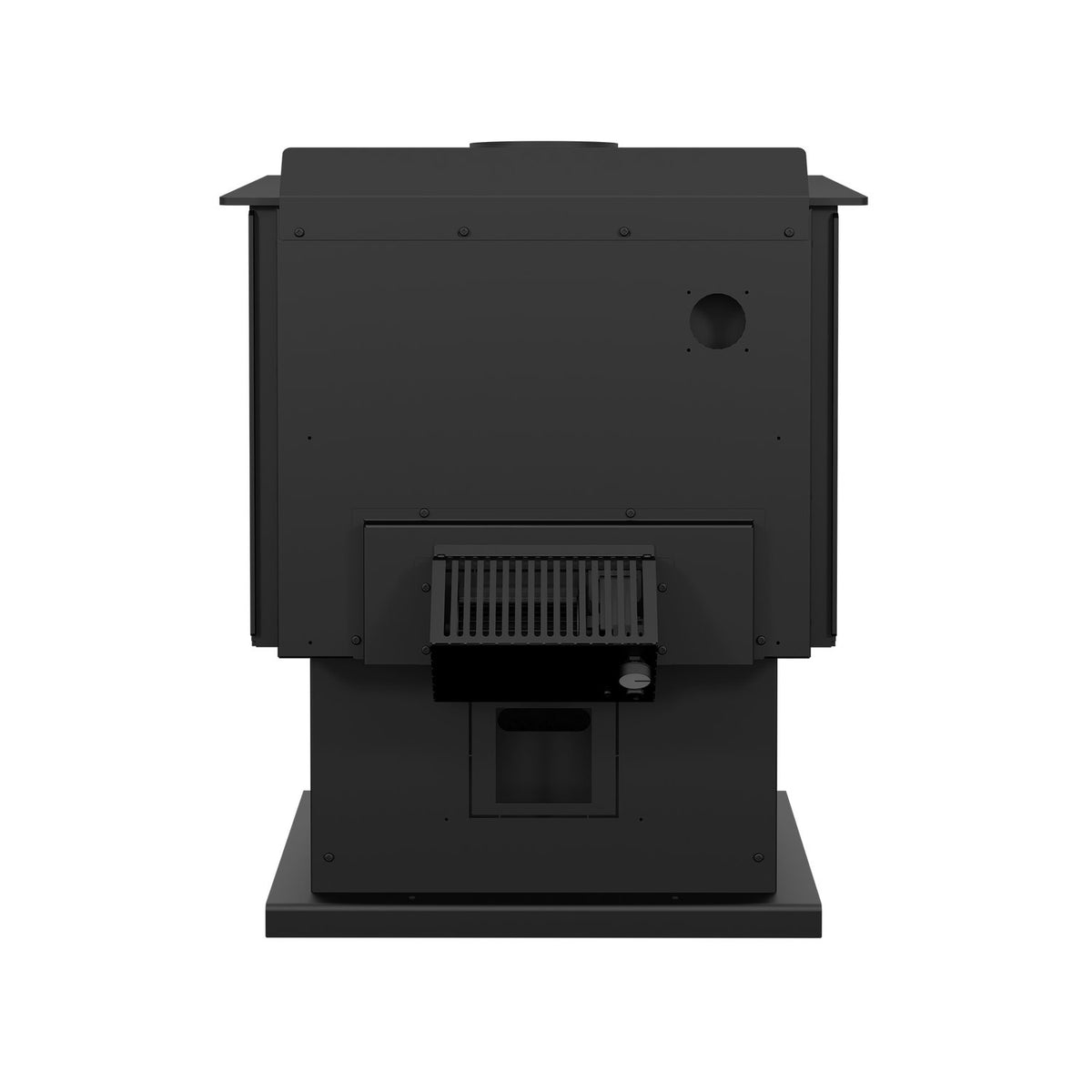 Drolet Heritage wood stove DB03190 back view