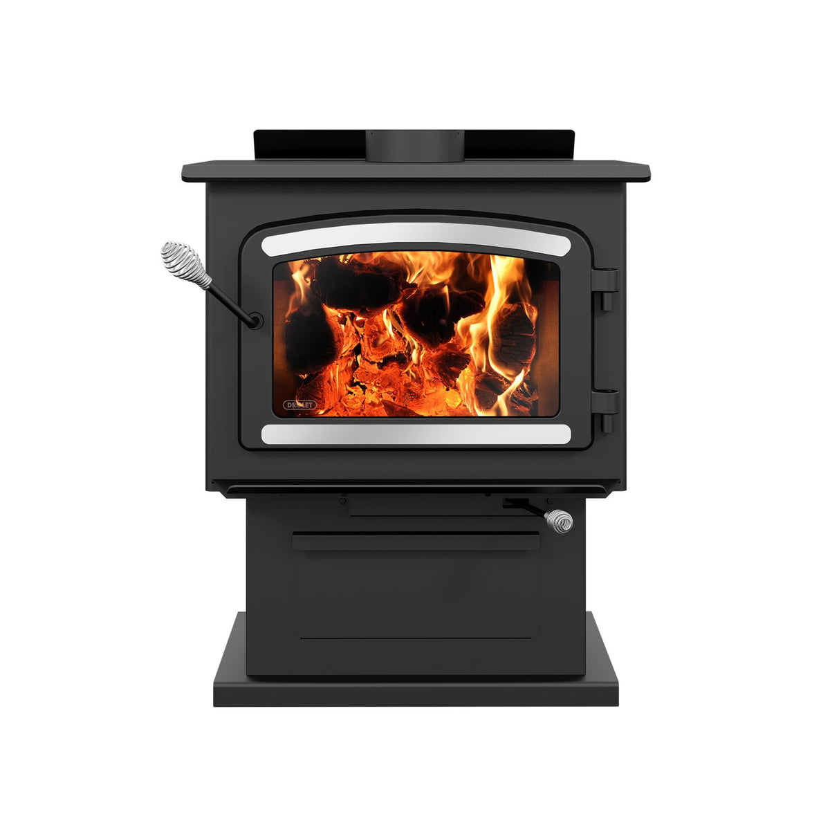 Drolet Heritage wood stove DB03190 front view