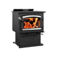Drolet Heritage wood stove DB03190 left view
