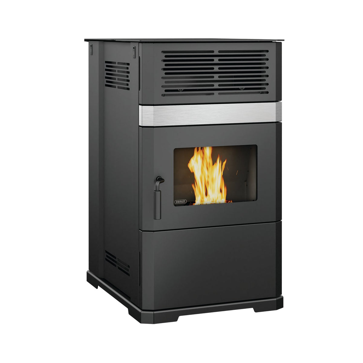 Drolet Eco-65R pellet stove DP00061 left view