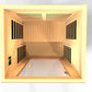 Golden Designs Dynamic "Avila" FAR Infrared Sauna with Hemlock Wood - DYN-6103-01