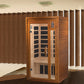 Golden Designs Dynamic Barcelona Elite 1-2-person Ultra Low EMF Under 3MG FAR Infrared Sauna Canadian Hemlock - DYN-6106-01 Elite