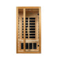 Golden Designs Dynamic "Gracia" 1-2-person Low EMF FAR Infrared Sauna Canadian Hemlock DYN-6119-01