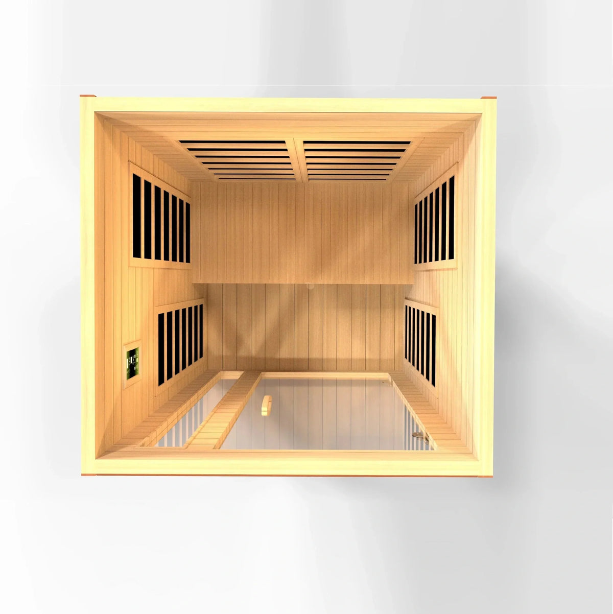 Golden Designs Dynamic Cordoba Elite 2-person Ultra Low EMF Under 3MG FAR Infrared Sauna Canadian Hemlock - DYN-6203-01 Elite