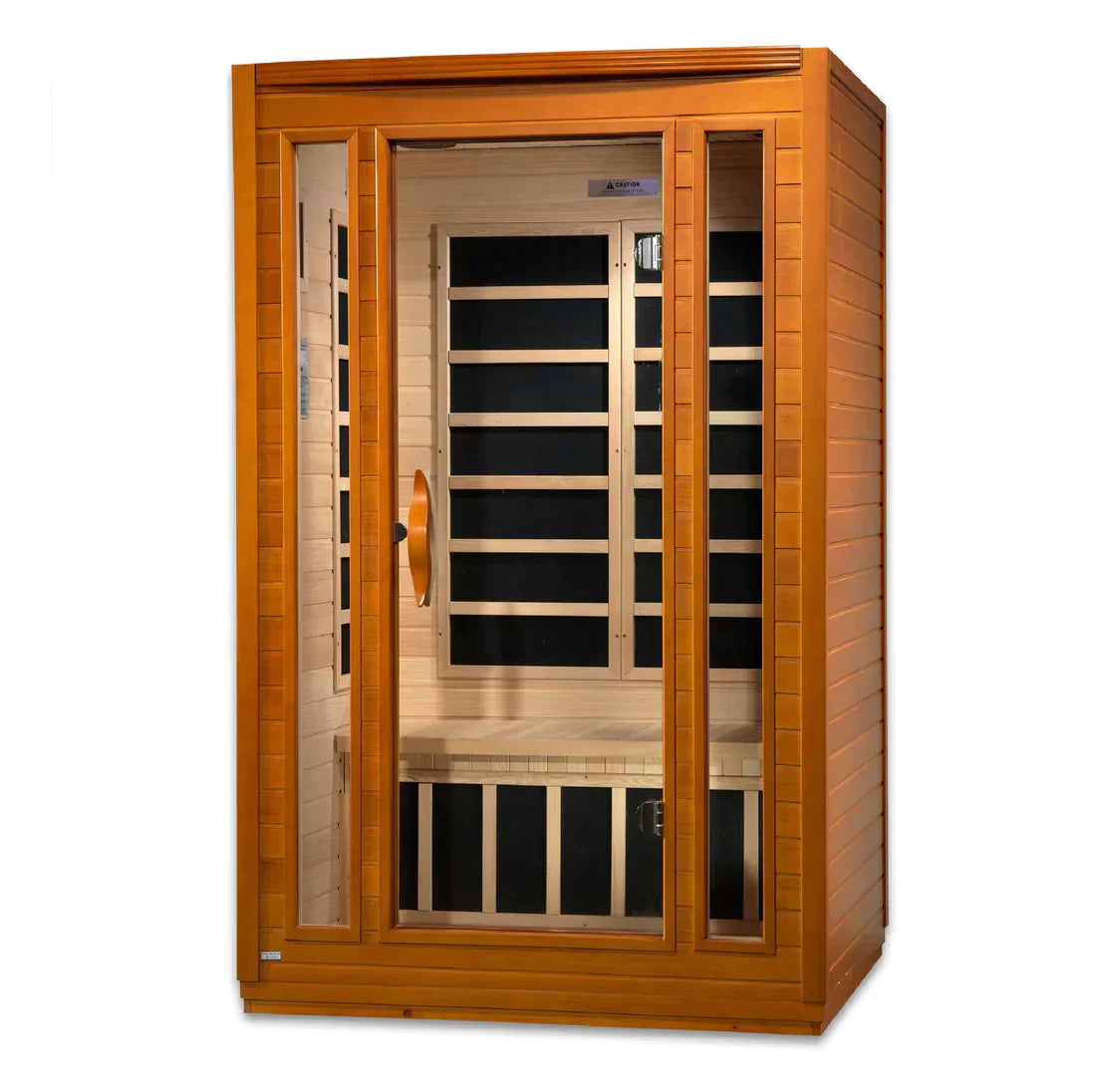 Golden Designs Dynamic San Marino Elite 2-person Ultra Low EMF Under 3MG FAR Infrared Sauna Canadian Hemlock - DYN-6206-01 Elite