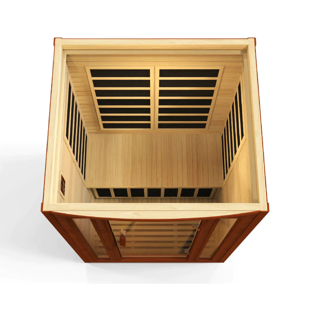 Golden Designs Dynamic San Marino Elite 2-person Ultra Low EMF Under 3MG FAR Infrared Sauna Canadian Hemlock - DYN-6206-01 Elite