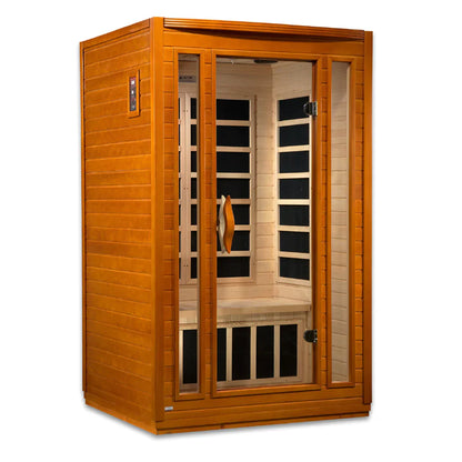 Golden Designs Dynamic San Marino Elite 2-person Ultra Low EMF Under 3MG FAR Infrared Sauna Canadian Hemlock - DYN-6206-01 Elite
