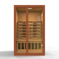 Golden Designs Dynamic Santiago 2-Person Full Spectrum Near Zero EMF Under 2MG FAR Infrared Sauna Canadian Hemlock - DYN-6209-03 FS