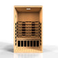 Golden Designs Dynamic Santiago 2-Person Full Spectrum Near Zero EMF Under 2MG FAR Infrared Sauna Canadian Hemlock - DYN-6209-03 FS