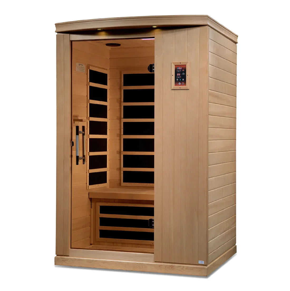 Golden Designs Dynamic Venice Elite 2-person Ultra Low EMF Under 3MG FAR Infrared Sauna Canadian Hemlock - DYN-6210-01 Elite