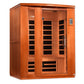 Golden Designs Dynamic Lugano 3-person Ultra Low EMF Under 3MG FAR Infrared Sauna Canadian Hemlock - DYN-6336-02 Elite