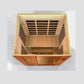 Golden Designs Dynamic Lugano 3-person Ultra Low EMF Under 3MG FAR Infrared Sauna Canadian Hemlock - DYN-6336-02 Elite