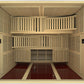 Golden Designs Dynamic Monaco 6-person Ultra Low EMF Under 3MG FAR Infrared Sauna Canadian Hemlock - DYN-6996-01