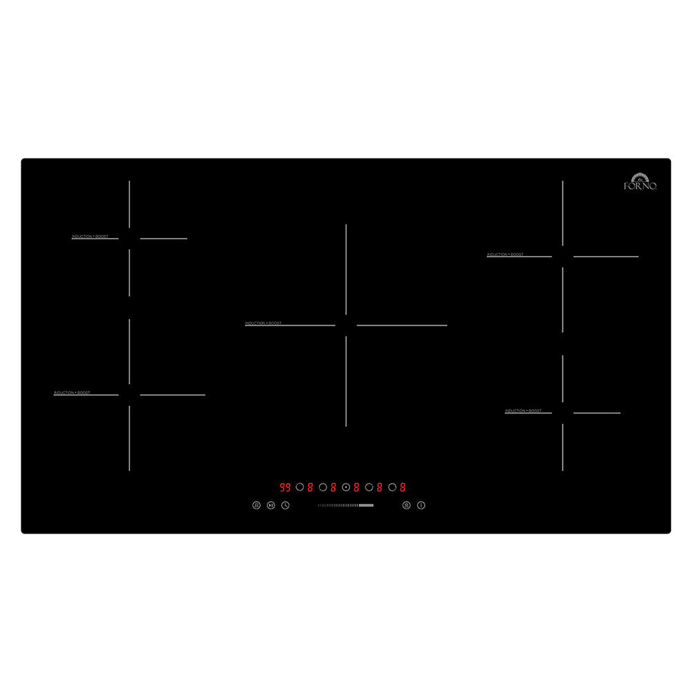 FORNO Parco 36-Inch Induction Cooktop, 5 Zones, 10200W, 9 Power Levels & Booster Function - FCTIN0583-36