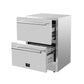 FORNO Como 24-Inch Drawer Refrigerator Stainless Steel Outdoor/Indoor 4.87 cu.ft. Capacity - FDROD1611-24S