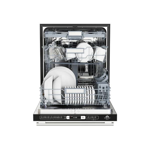 FORNO 3-Piece Appliance Package - 36-Inch Marco Gas Range, French Door Refrigerator, & Dishwasher in Stainless Steel FBDL-009-01CAUS - MyBBQDirect