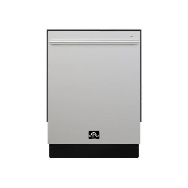 FORNO 3-Piece Appliance Package - 36-Inch Marco Gas Range, French Door Refrigerator, & Dishwasher in Stainless Steel FBDL-009-01CAUS - MyBBQDirect