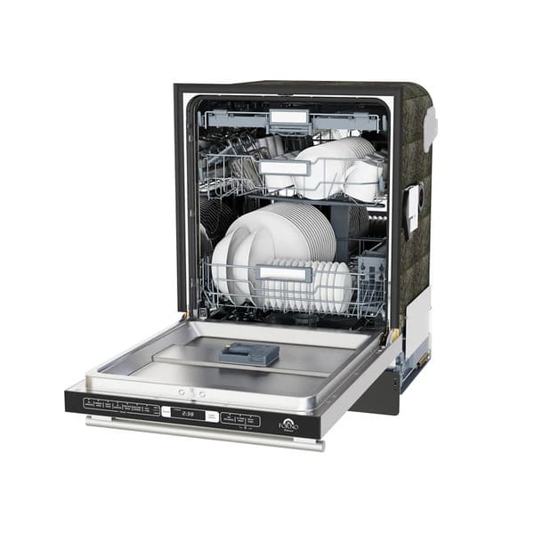 FORNO 3-Piece Appliance Package - 36-Inch Marco Gas Range, French Door Refrigerator, & Dishwasher in Stainless Steel FBDL-009-01CAUS - MyBBQDirect