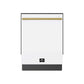 Forno Romano 24-Inch Built-In Dishwasher in Stainless Steel - FDWBI8035-24
