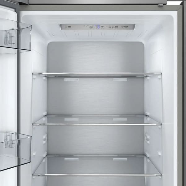 FORNO Maderno 28-Inch Built-In 13.6 Cu.Ft. Convertible Refrigerator in Stainless Steel, Left Swing with Decorative Grill FFFFD1722-32LSG - MyBBQDirect