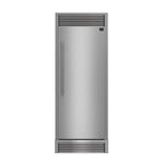 FORNO Maderno 28-Inch Built-In 13.6 Cu. Ft. Convertible Refrigerator in Stainless Steel, Right Swing with Decorative Grill FFFFD1722-32RSG - MyBBQDirect