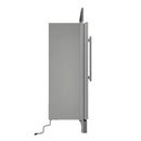 FORNO Maderno 28-Inch Built-In 13.6 Cu. Ft. Convertible Refrigerator in Stainless Steel, Right Swing with Decorative Grill FFFFD1722-32RSG