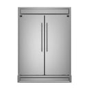 Forno Appliance Package - 48" Gas Range and 60" Refrigerator with Modern Grill Trim, FBDL-018-03CAUS