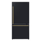 Forno Espresso Package - 30" Electric Range, Range Hood, and Refrigerator in Stainless, White, or Black