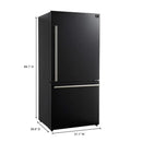 FORNO Milano Espresso Package - 62-Inch, 34.4 cu. ft. Refrigerators with Bottom Freezers
