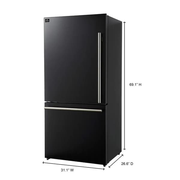 FORNO Milano Espresso Package - 62-Inch, 34.4 cu. ft. Refrigerators with Bottom Freezers - MyBBQDirect