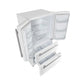 FORNO 2-Piece Appliance Package - 30-Inch Slide-In Induction Range and 36-Inch French Door Refrigerator in White with Stainless Steel Handle FBDL-014-08CAUS - MyBBQDirect