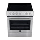 Forno Espresso Package - 30" Electric Range, 31" Refrigerator and Tall Tub Dishwasher, FBDL-011-01US