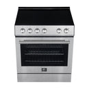 Forno Espresso Package - 30" Electric Range, Under Cabinet Range Hood, 31" Refrigerator and Tall Tub Dishwasher, FBDL-010-01US