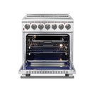 FORNO 2-Piece Appliance Package - 30-Inch Electric Range and 36-Inch French Door Refrigerator in Stainless Steel FBDL-013-03CAUS - MyBBQDirect