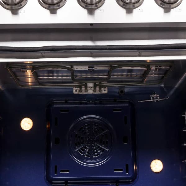 FORNO 2-Piece Appliance Package - 30-Inch Electric Range and 31-Inch Refrigerator, Right Hinge in Stainless Steel FBDL-013-01CAUS