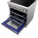 FORNO 2-Piece Appliance Package - 30-Inch Electric Range and 30-Inch French Door Refrigerator in Stainless Steel FBDL-013-05CAUS - MyBBQDirect