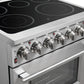 FORNO 2-Piece Appliance Package - 30-Inch Electric Range and 36-Inch French Door Refrigerator in Stainless Steel FBDL-013-03CAUS - MyBBQDirect