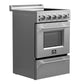 Forno 24″ Loiano Electric Range with 4 Element Burners - FFSEL6069-24